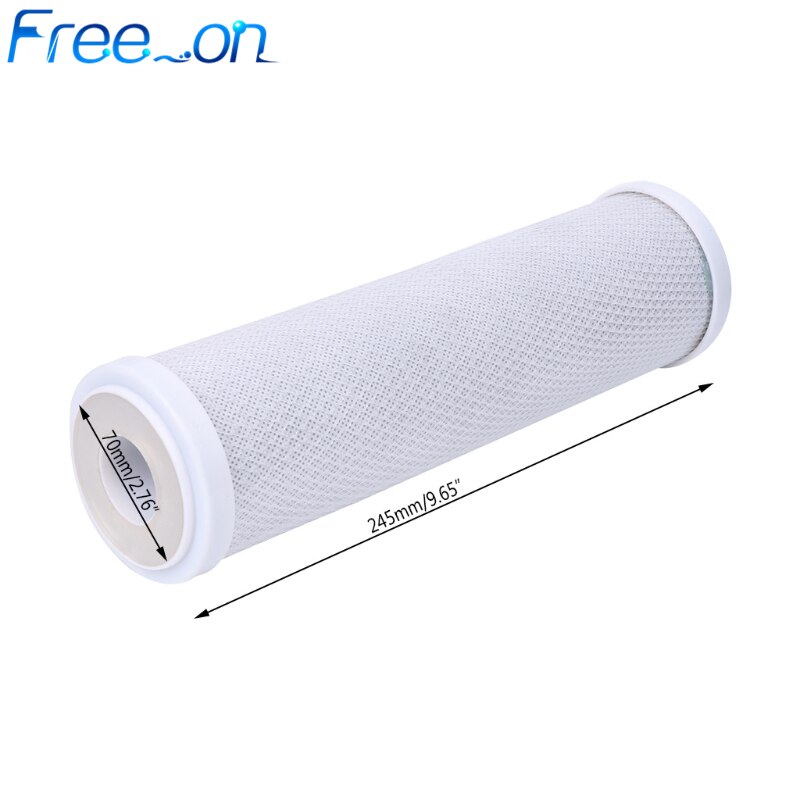 Activated Carbon Block Water Filter Cartridge RO CTO Water Cleaning Replacement