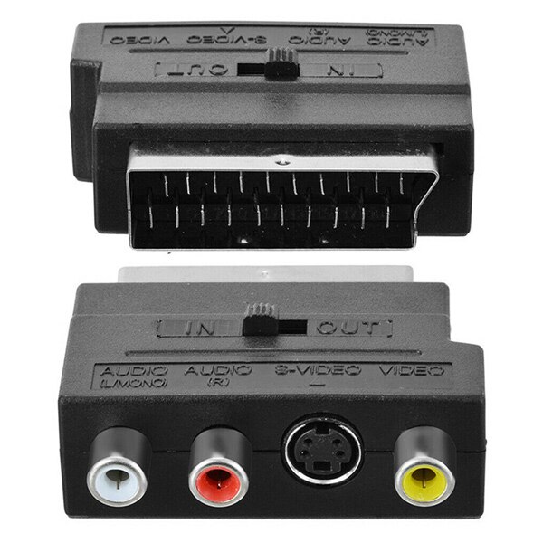 SCART ADAPTER SWICHLİ (IN-OUT) ELEKTROMER
