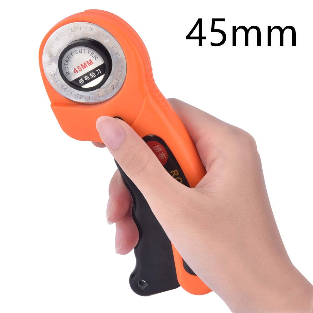 Rotary Cutter Skip Blade 45mm Leather Fabric Dressmaking Cutters Clip Art Paper Cutter Hobbycraft DIY Leather Craft Sewing Tools: 45mm