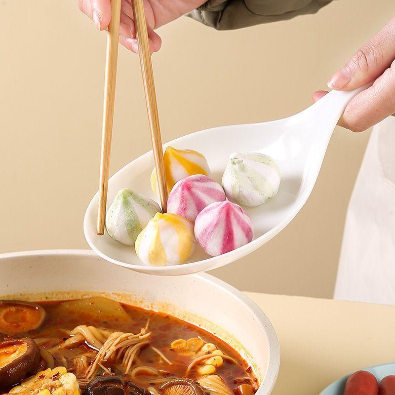 Big Spoon Plate With Handle Sauce Dish Plates Handled Serving Spoon Korean Style Tasting Dishes Dinner Spoons For Dessert Steak.