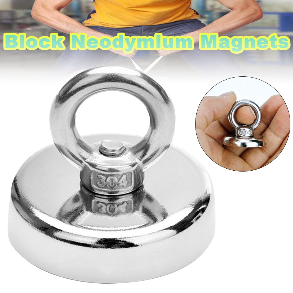 Neodymium Magnet Super Strong Powerful Salvage Hook Fishing Magnetic Circular TSH Shop