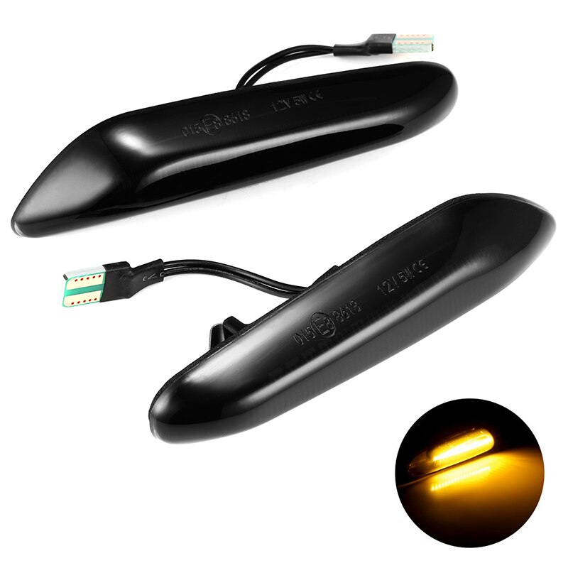 2 sztuk dla BMW dynamiczne kierunkowskazy doprowadziło światło obrysowe boczne sekwencyjne migacz światło dla E90 E91 E92 E93 E60 E87 E82 E46 wolne od błędów