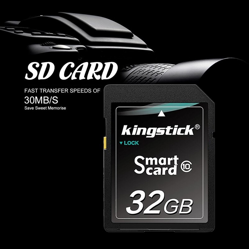 Kingstick 32GB Speicher Karte SD Card Class 10 Flash Speicher Karte SD-Karte Kamera Lagerung Karte Kamera SD karte