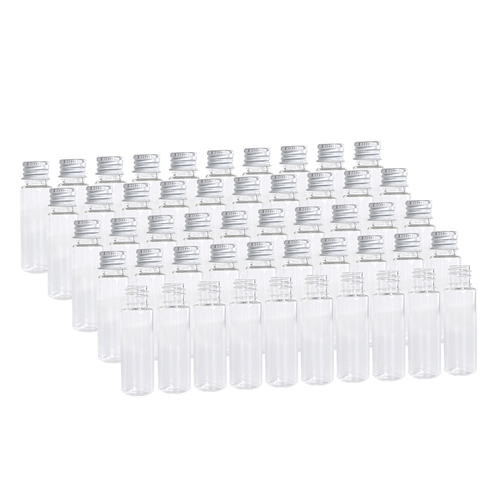 25Ml Plastic Fles Met Aluminium Schroefdop Kleine Potjes Cosmetische Container 25cc Reisset Lege Hervulbare Flessen Omgeving