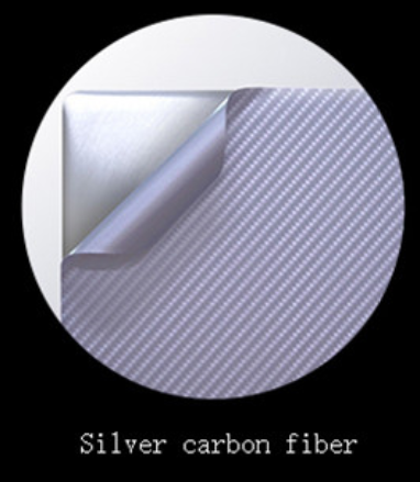 Specjalna naklejka na naklejkę z winylu z włókna węglowego na Apple Ipad Pro 11 2021 wersja: Silver carbon fiber