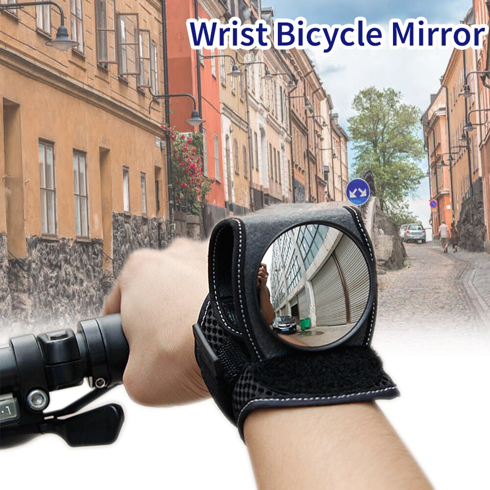 Bicycle Cycling Wrist Mirror Rear View Rearview Safe Bike Arm Back Mirror Reflective Vision Bicycle Rear Reflector Wrist Mirror