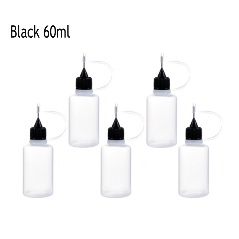 5-12Pcs 3ml-120ML Resuable Needle Tip Glue Applicator Plastic Bottle for Paper Quilling DIY Scrapbooking Paper Craft Tool: VIOLET/紫罗兰