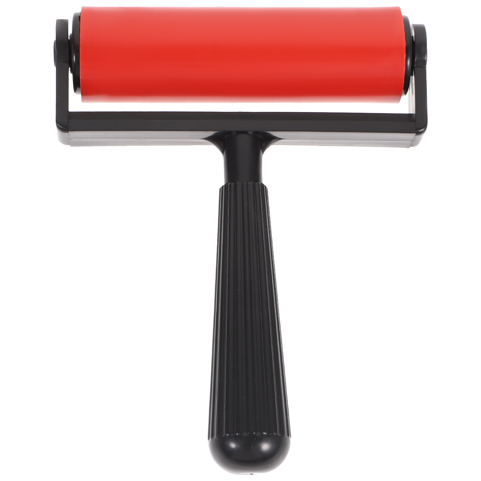 Rodillo de goma Brayer, aplicador de goma, cepillo, rodillo de losa para manualidades, bloque de impresión de tinta, estampado, aplicación de pegamento, 10cm
