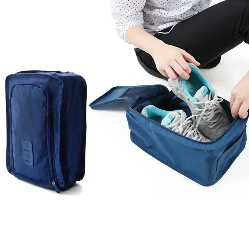 Reiseaufbewahrung, tragbare Sneaker-Tasche, wasserdicht, atmungsaktiv, Einzelschuh-Aufbewahrungstasche, faltbar, tragbar, kleine Schuhtasche, 6 Farben