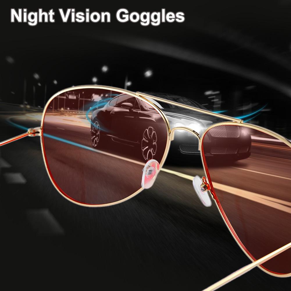 Gafas de sol antideslumbrantes para conductores de coche, lentes de visión nocturna de aleación de cobre, gafas polarizadas para conducir, accesorios para automóviles