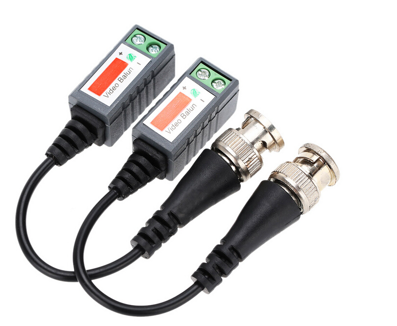 10 stks ABS Plastic CCTV Video Balun CCTV Accessoires Passieve Transceivers 2000ft Afstand UTP Balun BNC Kabel CAT5 Kabel