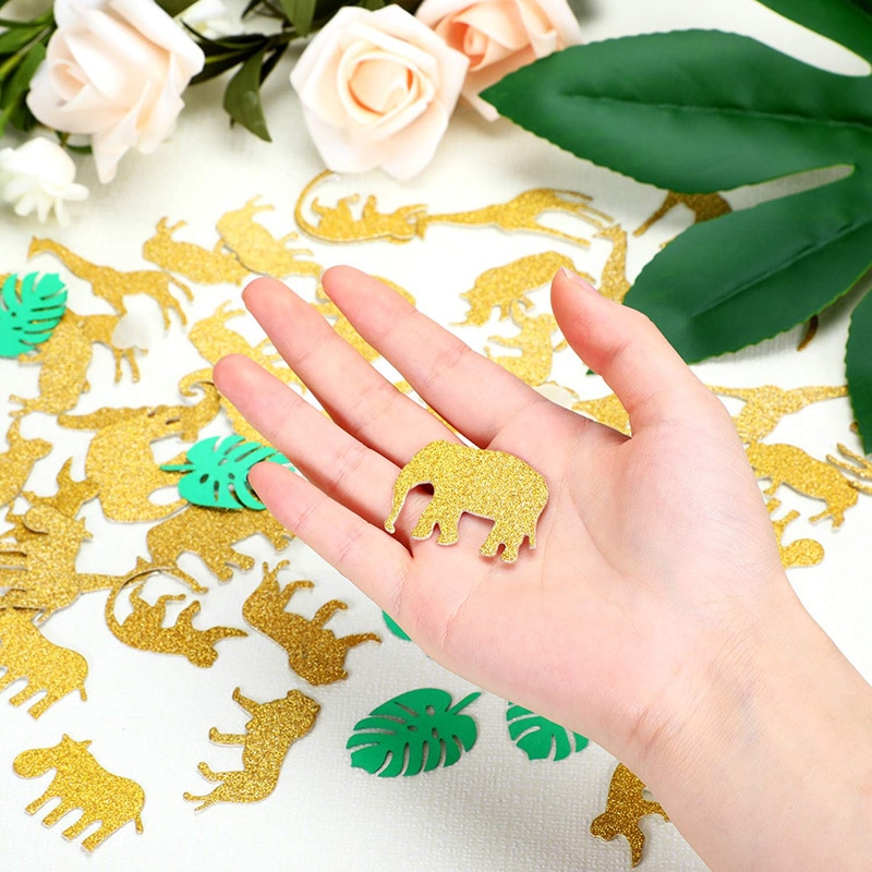 JUNGLE SAFARI ANIMALS Baby Shower Backdrop Background Banner Party