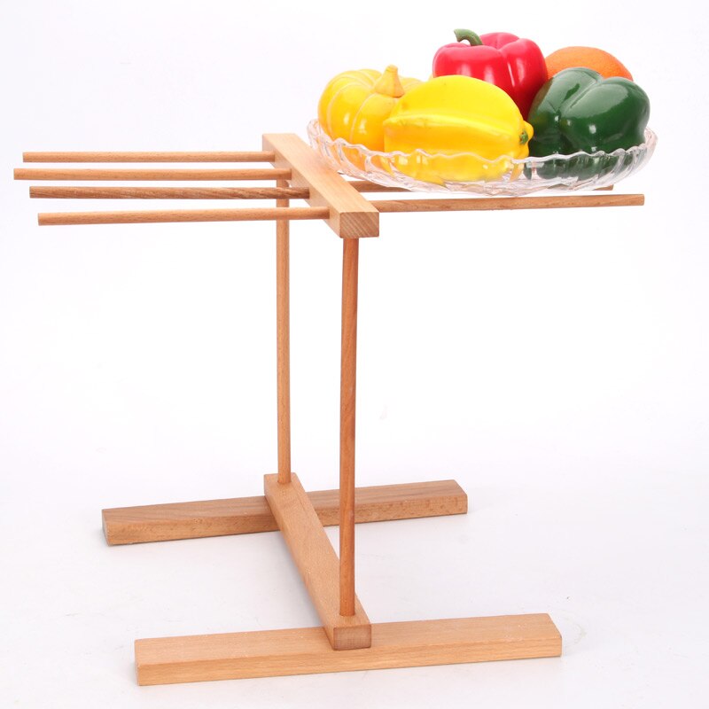 Pasta Drying Rack Wooden Handmade Spaghetti Vermicelli Linguine Pasta Dryer Noodle Hanging Stand Noodle Drying Rack