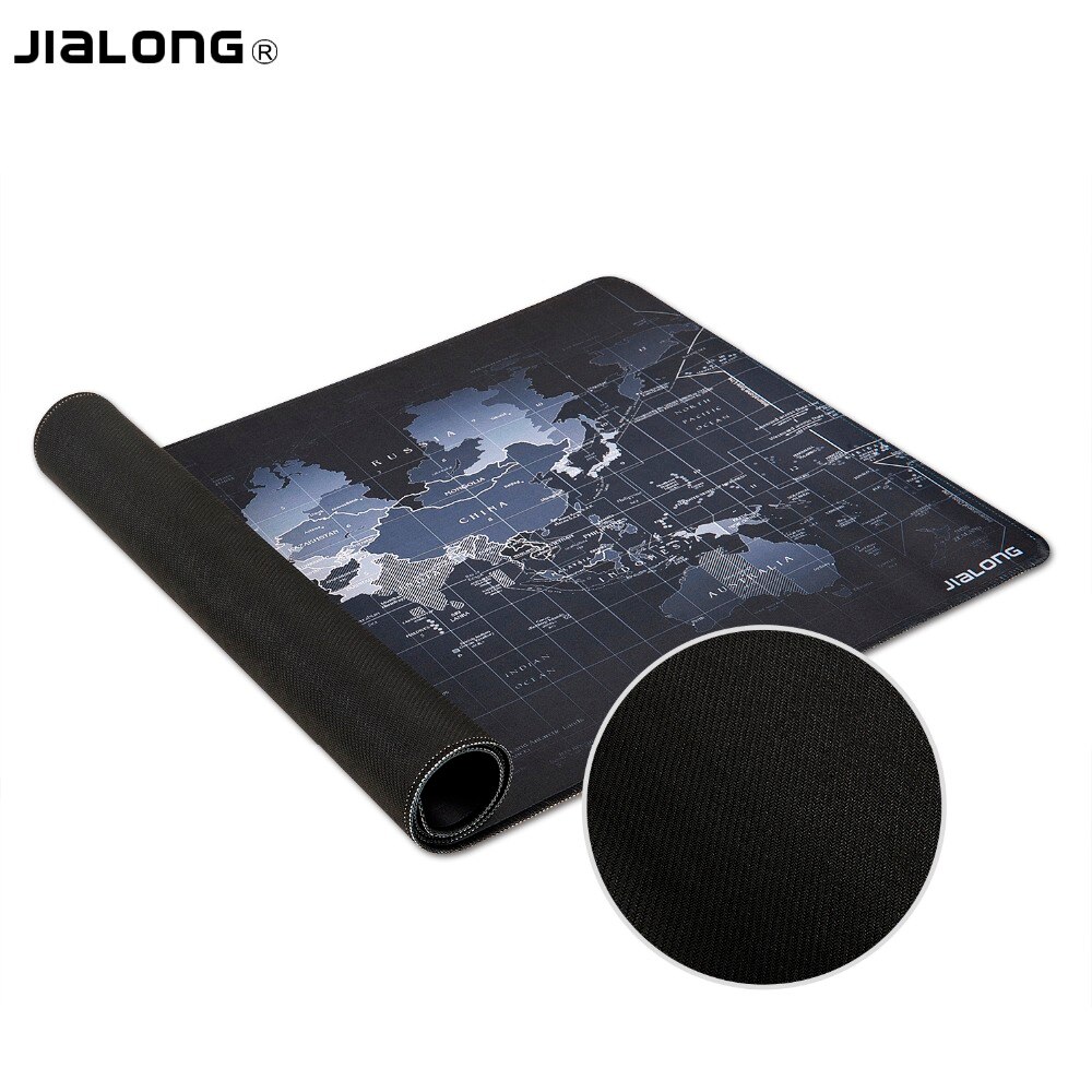 JIALONG material de goma antideslizante alfombrilla de ratón para juegos XL Alfombra grande ratón alfombrilla de juego r teclado Mat 900*400mm alfombrilla de ratón con Anti-deslizante