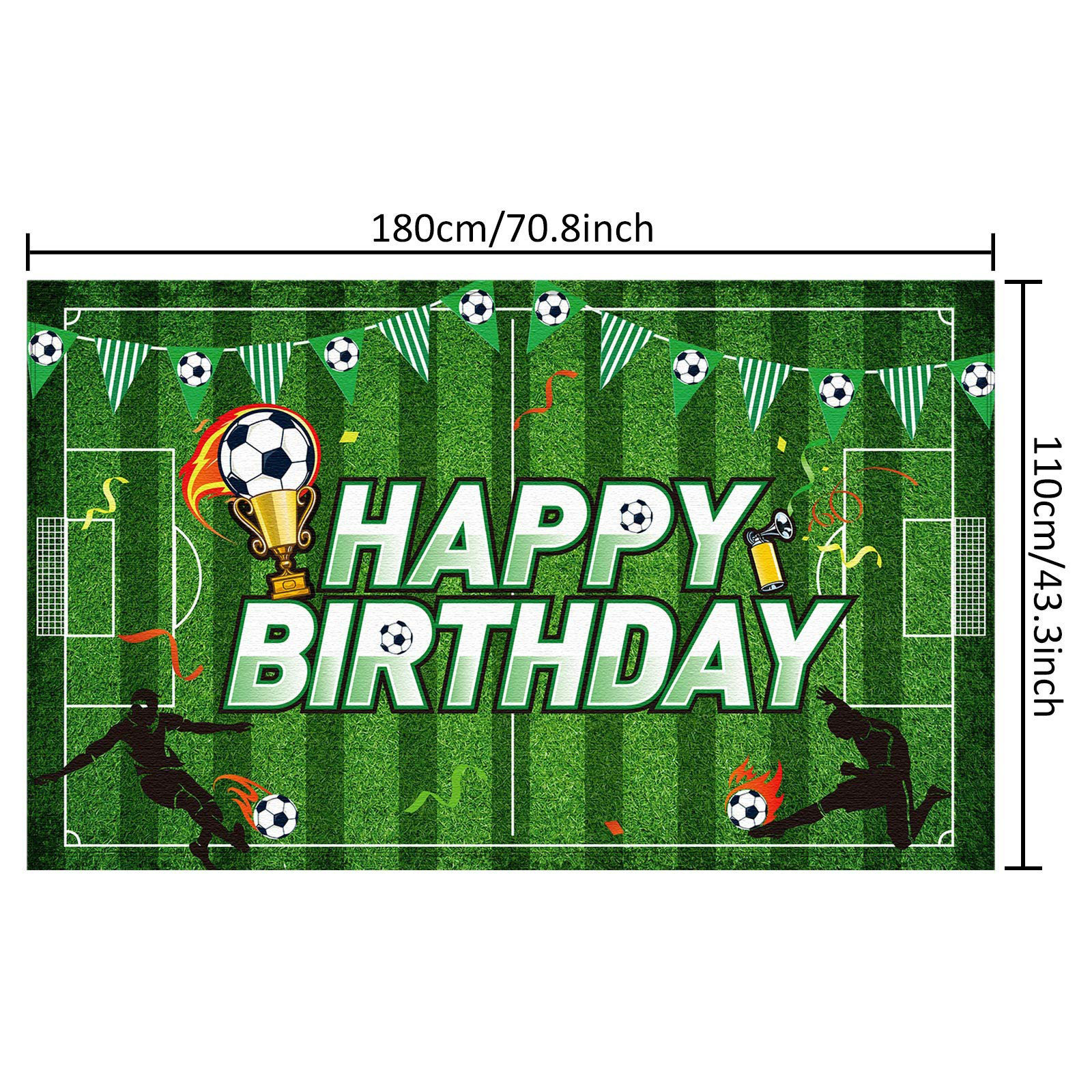Soccer Birthday Party Backdrop Football Field Photo Background Soccer Theme Birthday Party Decorations
