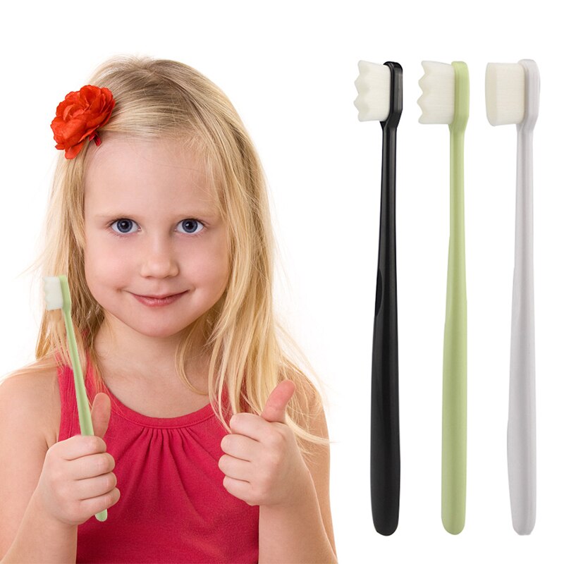 1Pc Heißer Erwachsene freundlicher Zahn Pinsel Ultra-feine Zahnbürste Super Weichen Borsten Tragbare Reise Tiefe Reinigung Pinsel Oral pflege Werkzeug