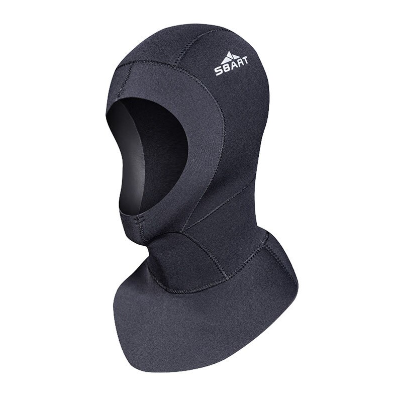 SBART 3mm neoprene dive hood cap for scuba diving cold water scuba dive sports Cap Waterproof keep warming Brand: Black