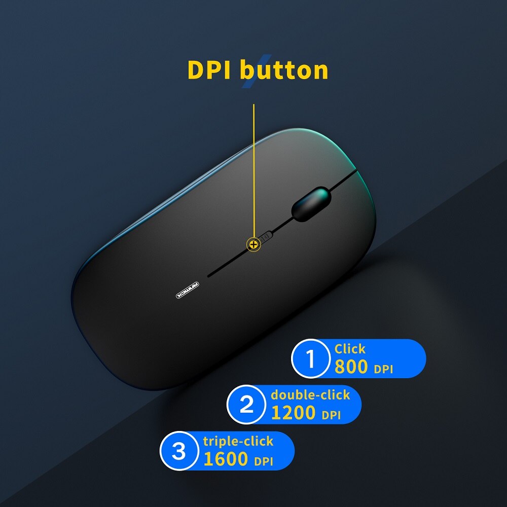 Anmck Bluetooth Draadloze Stille Muis Voor Computer Oplaadbare Mini Magic Bluetooth Usb Draadloze Muis Voor Laptop Pc Xiaomi