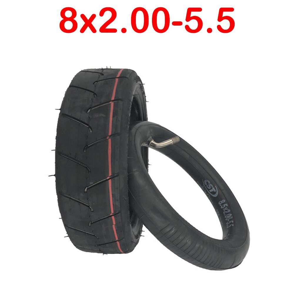 8 x 2.00-5.5 dekk 8 tommers dekk med indre slange og ytre dekk som passer for elektrisk scooter