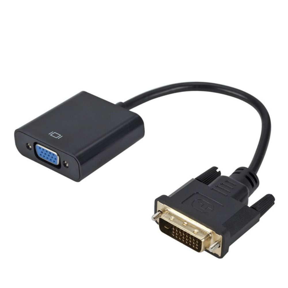 adapter DVI na VGA DVI-D Wyjście VGA Wejście DVI Konwerter DVI na VGA DVI-D 25-Szpilka DVI-D HD 1080P Konwerter DVI na VGA: Default Title