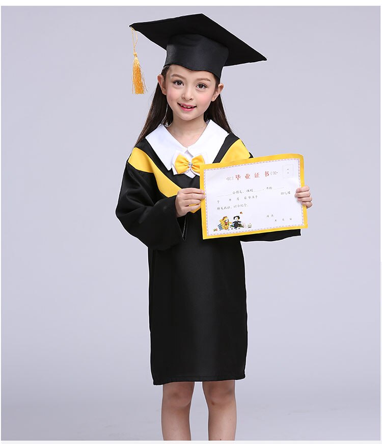 Ropa académica para niños, uniformes de Doctor y escuela, trajes de graduación para chico, disfraces de estudiantes, traje graduado para niña y niño