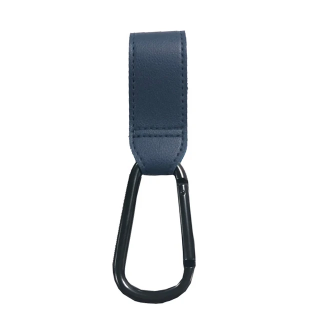 1/2 stücke Hochwertige Häkeln Kinderwagen Zubehör PU Leder Baby Tasche Kinderwagen Haken Kinderwagen Warenkorb Organizer 360 Grad Drehbare haken