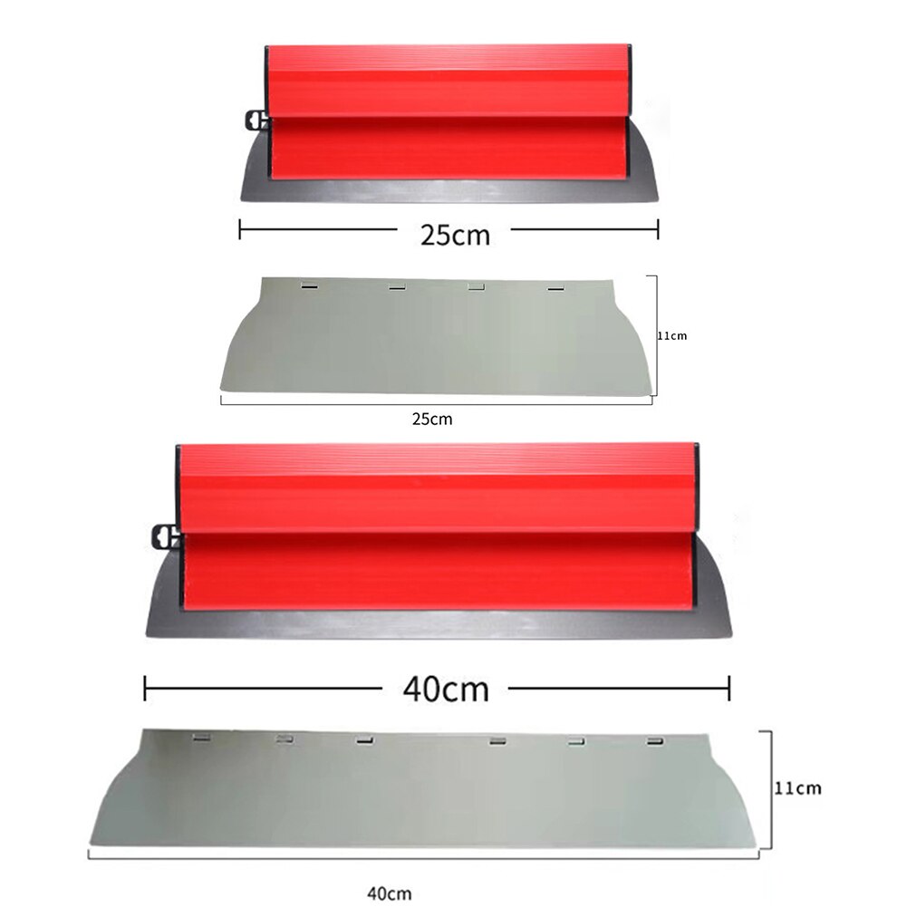 Gipsplaten Gereedschap Plamuurmes Spatel Gipsplaten Smoothing Coating Verf Blade Muur Gips Bouw Gereedschap Шпатель Строительный