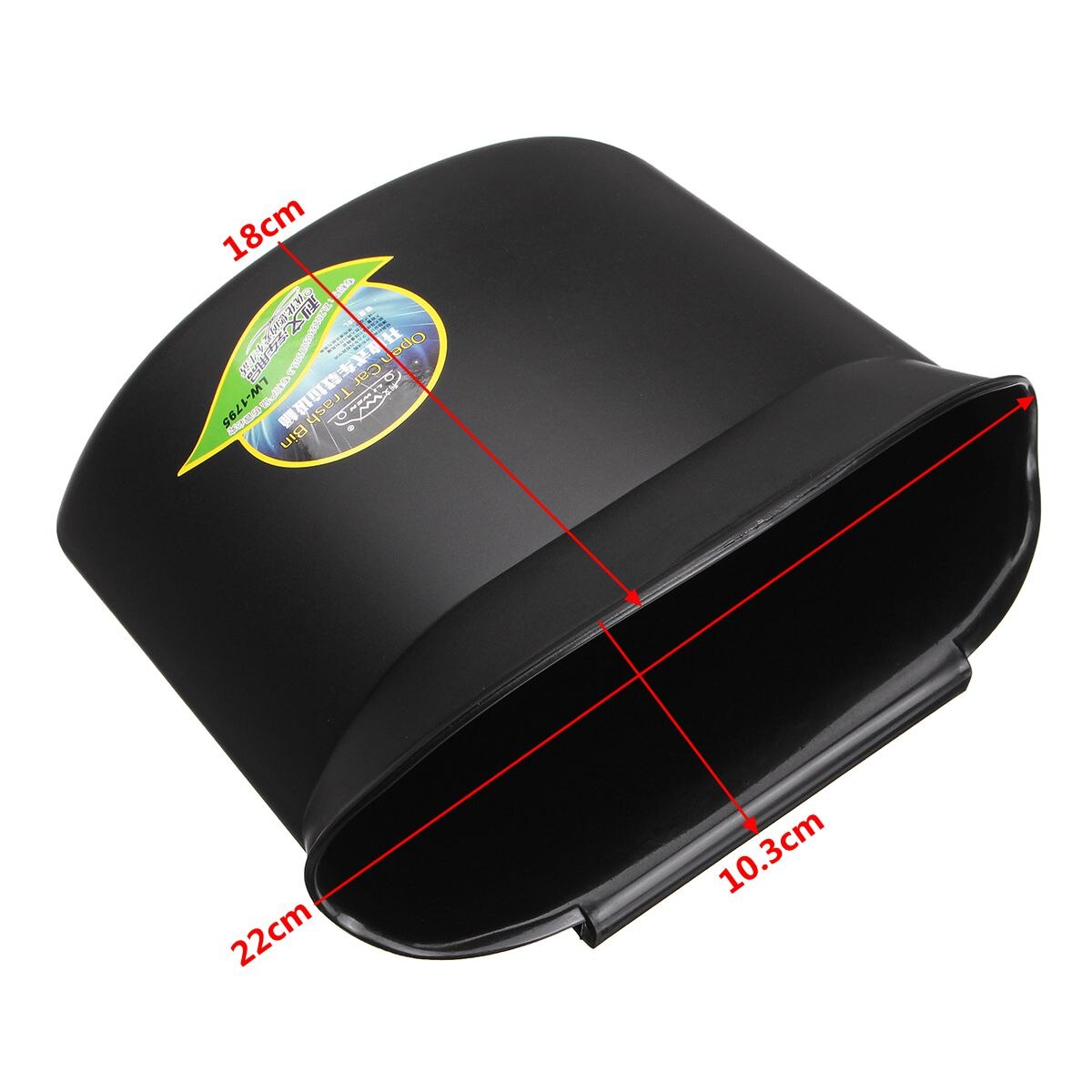 2.0L Car Garbage Trash Bin Storage Container Drink Bottle Holder Organizer