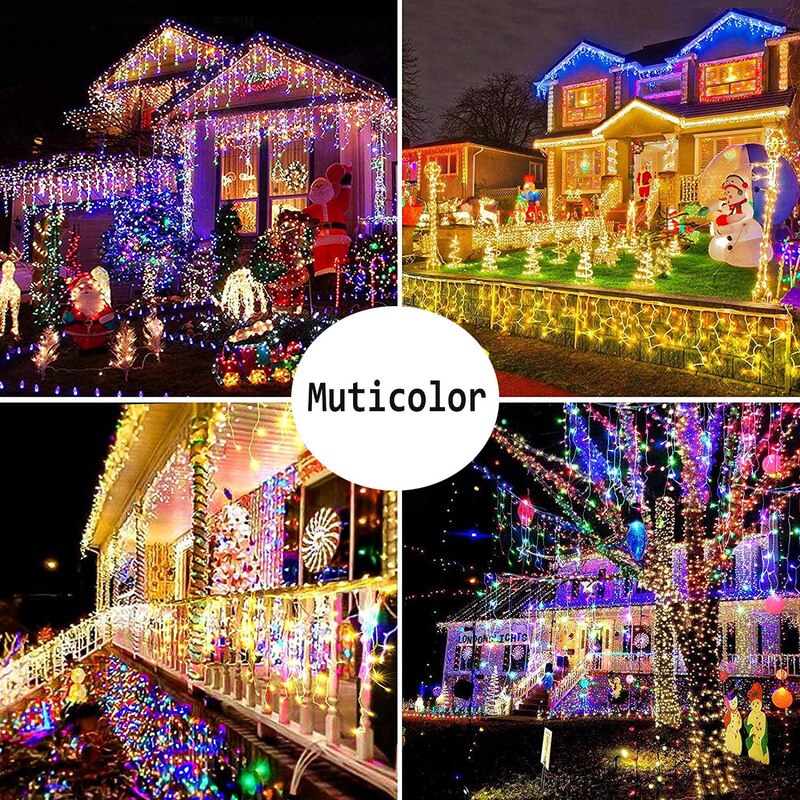 50M/400 LED Fee LED Schnur Licht Girlande draussen Wasserdicht Schnur für Weihnachten Weihnachten Hochzeit Licht Dekoration