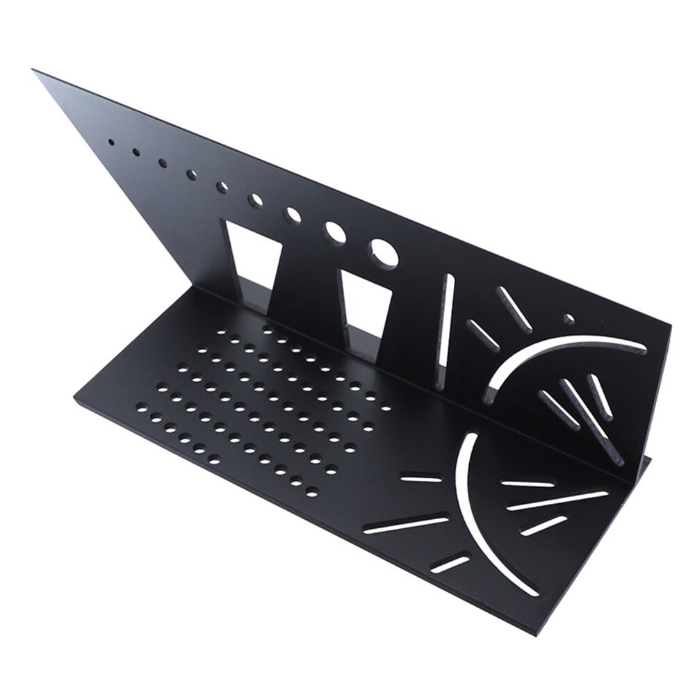 Aluminum Alloy Multifunctional Angle Ruler 45 90 Degree Woodworking Square Angle Ruler Line Ruler Marking Gauge Tool