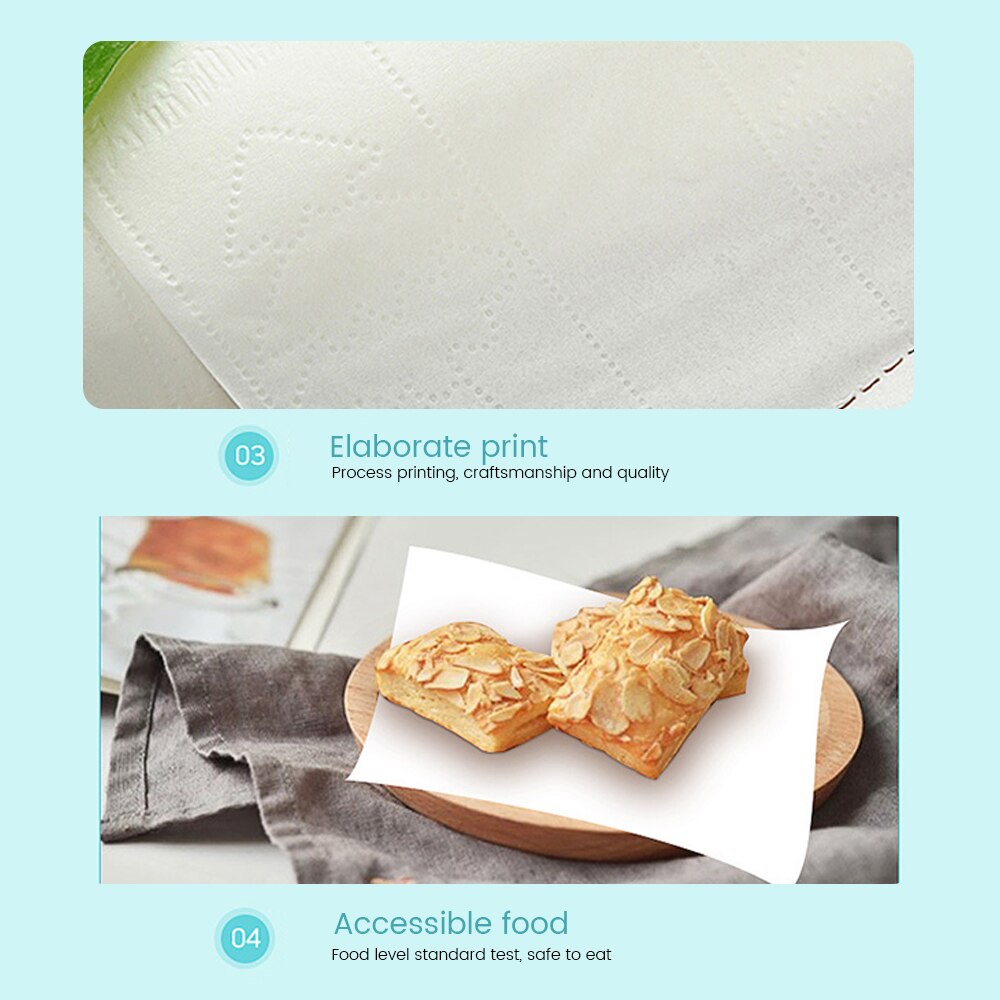 Vannabsorpsjon råved 24 ruller/pakning 4- lags mykt toalettrullpapir naturlig tre toalettpapirmasse hjemmerullepapir sterkt