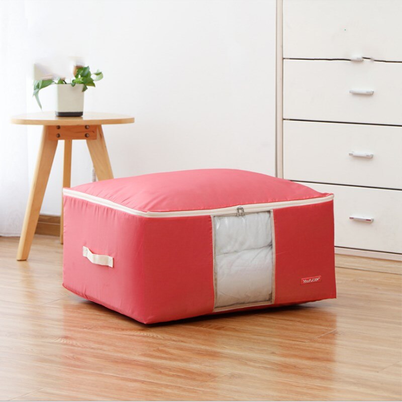 Sac de rangement de couette en tissu Oxford, boîte de rangement lavable Extra Large, sac de rangement doux pour vêtements de couette, sac de tri pour produits ménagers