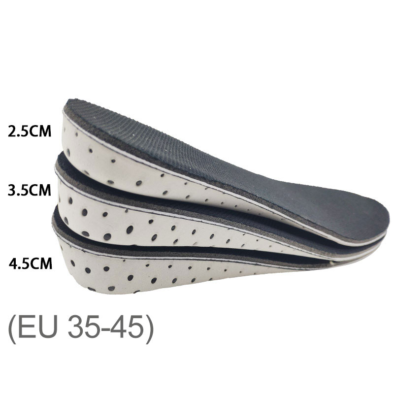 Height Increase Insoles Breathable Memory Foam Heel Lifting Inserts for Shoe Lifts Shoe Pads Elevator Insoles for Unisex