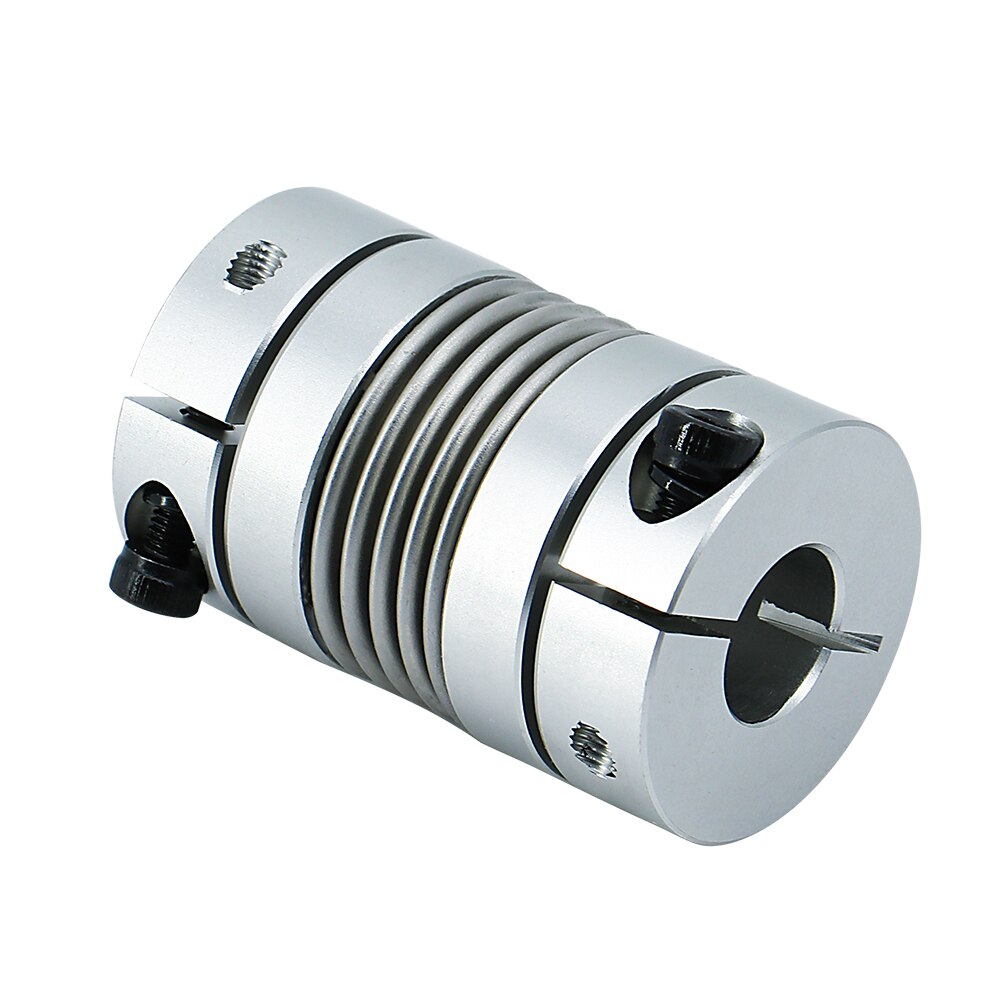 motor bellows coupler 2 pcs/lot LB-B-D20L34 4mm-10mm inner hole rated torque 1.8Nm Aluminum Alloy Shaft Coupler