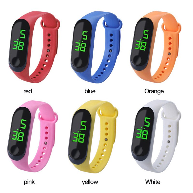 Creatieve Groene Display Kinderen Horloges Sport Waterdichte Led Kinderen Horloges Jongens Digitale Klokken Voor Meisjes Beste Cadeau Reloj Niño