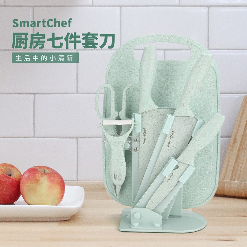 Tool Suit Stainless Steel Knife Ceramic Knives Set Covers Seven Is A Set Of Set Of Knife In The Kitchen