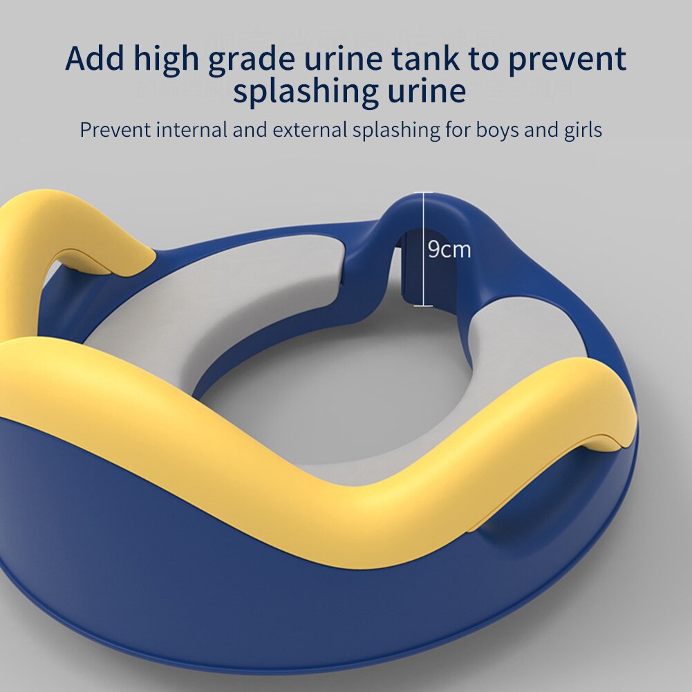 Boys Girls Easy Install Portable Cushion For Toilet Kids With Handle Toddlers Baby Multifunction Potty Training Seat Universal