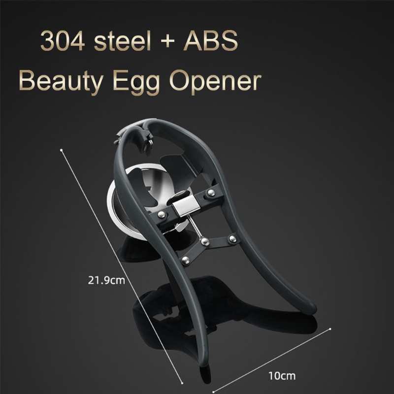Egg Opener Egg Yolk Automatic Egg Cracking Tool Easy Eggshell Cutter Stainless Steel Eggshell Cutter Egg Separator