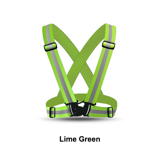 High Visibility Reflective running Gear yellow Reflective safety Vest running safety vest