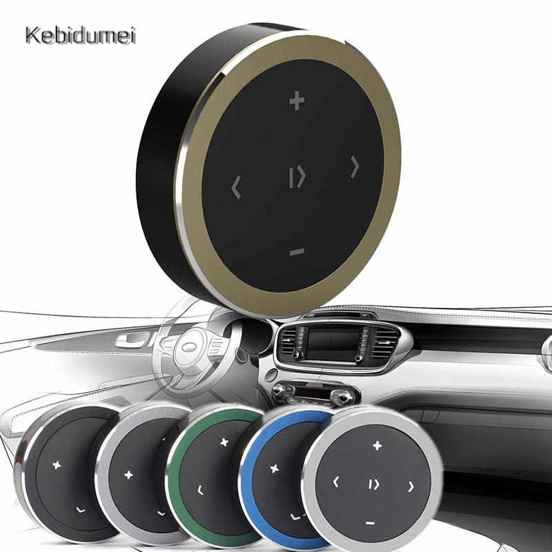 Wireless Bluetooth Media Remote Button Car Motorcycle Steering wheel Remote Control Music for Android iOS