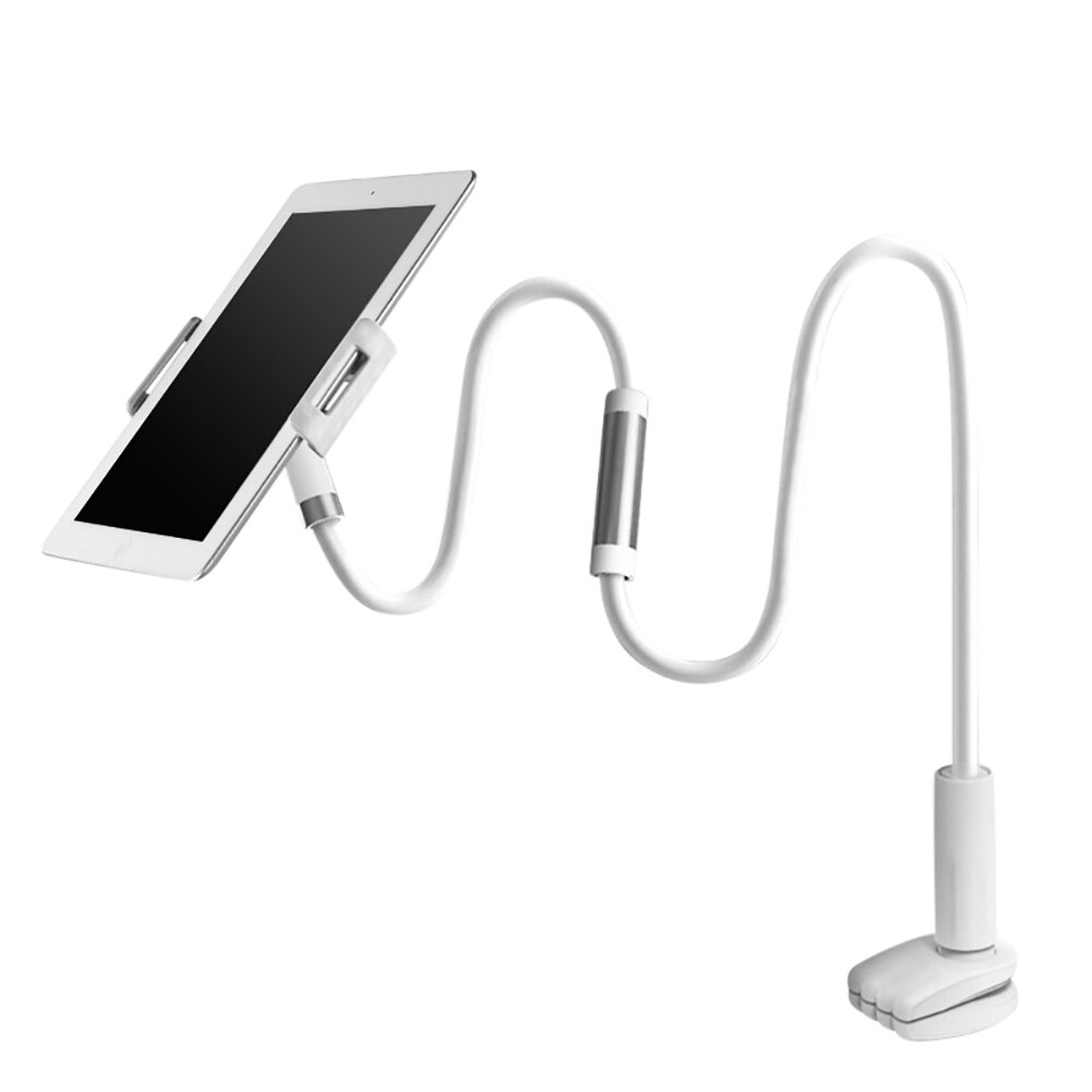 Universal Long Arm Tablet Stand Holder For Samsung Ipad Air Phone & Tablet Stand Holder: Silver