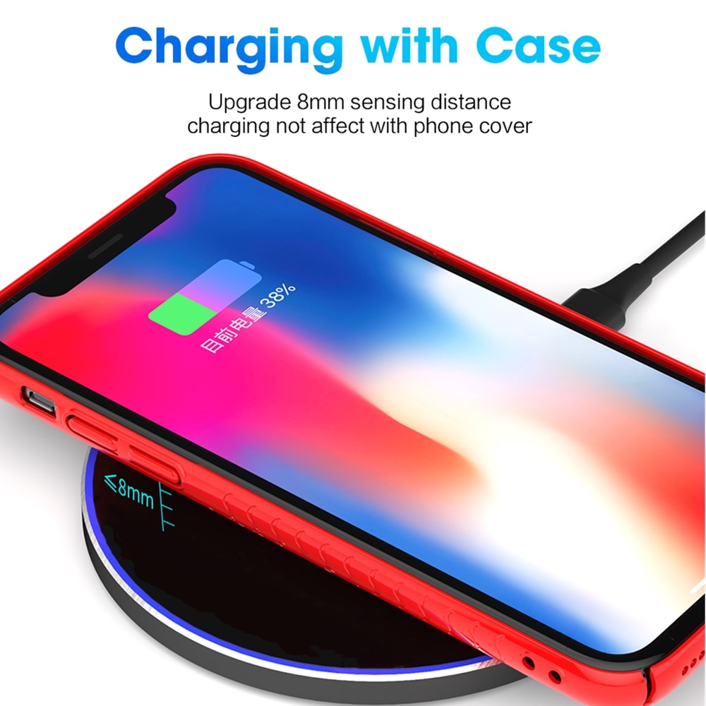 FDGAO 30W Wireless Charger For Samsung S21 S20 S10 S9 15W Qi Quick Charge Type C USB Fast Charging for iPhone 13 12 11 X XR XS 8