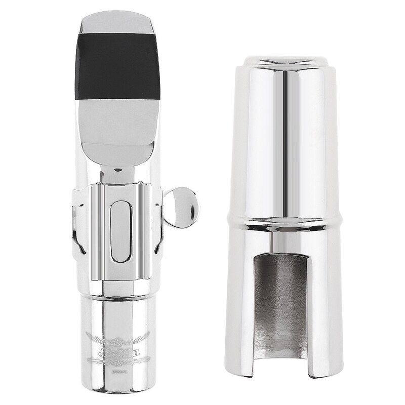 Saxofón Alto de plata boquilla niquelada cobre saxofón boca tamaño 6c 7c para música clásica Jazz: Default Title