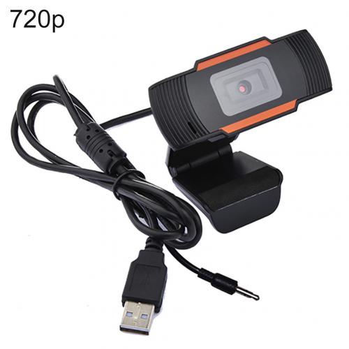 720/1080P Webcam USB Video Recording Built-in Mic Camera for Laptop Desktop PC: 720P