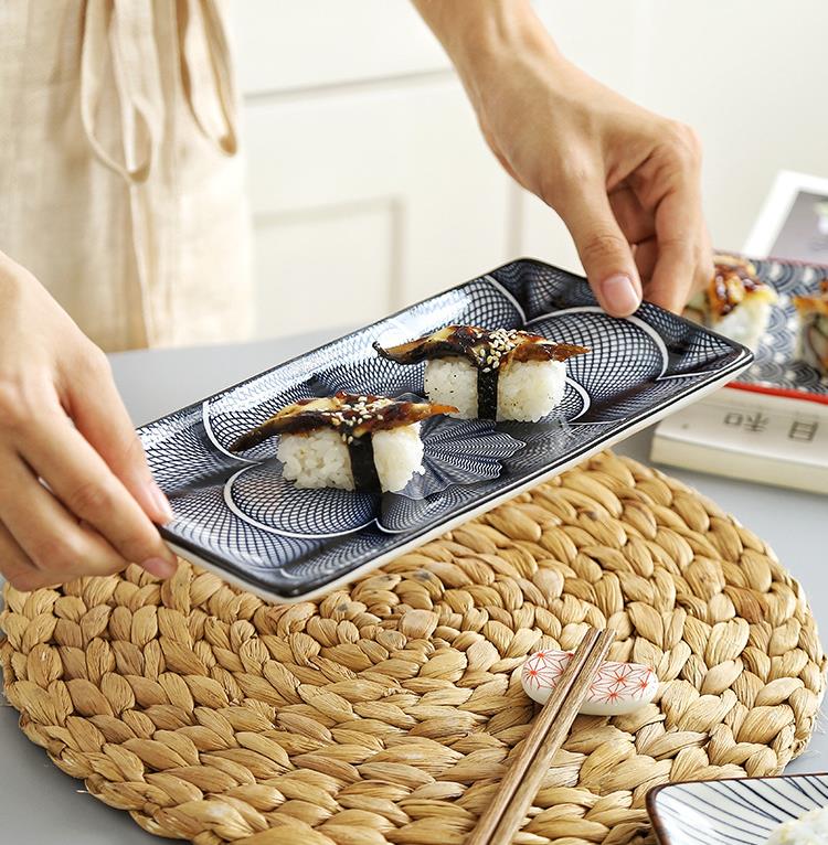 "Einfach Leben ver2" Schöne Keramik Sushi Platte Platter Tray Home Restaurant Party Geschirr Geschirr