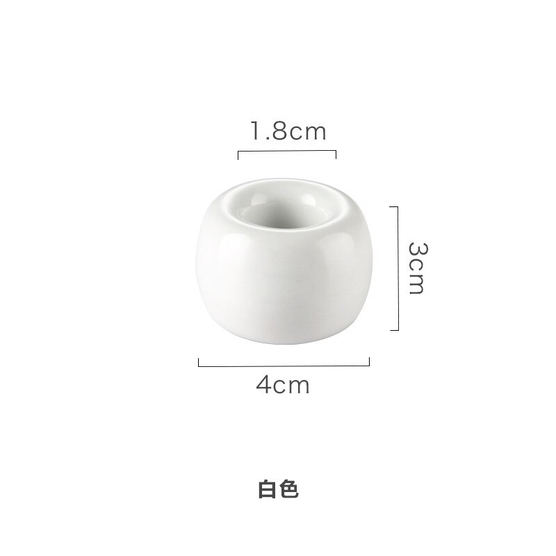 Household ceramic toothbrush holder simple personality couple toothbrush storage base bathroom accessories set toothbrush cup: White