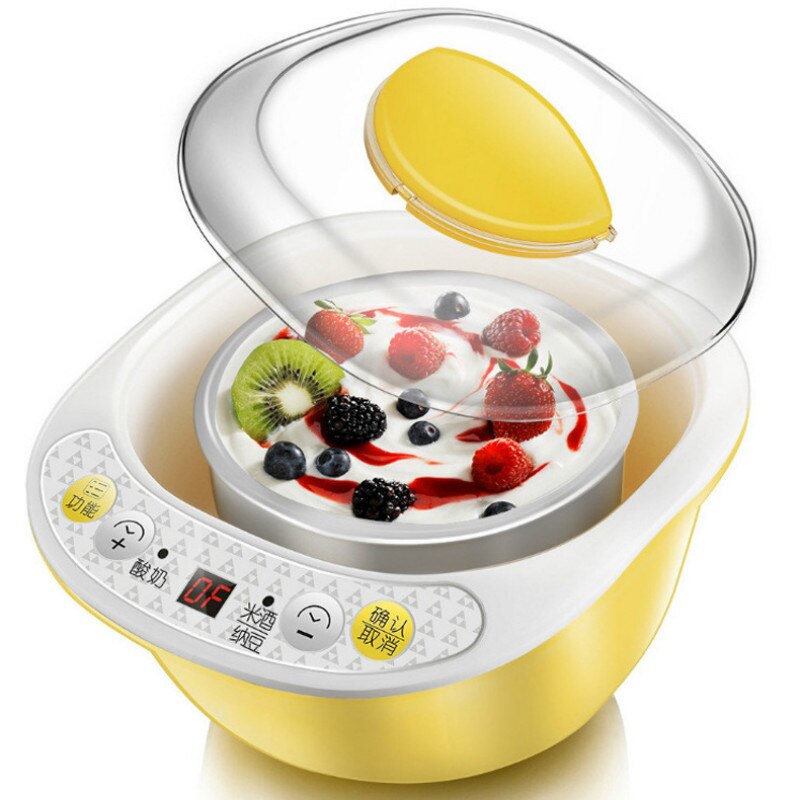 Special Yogurt Machine Multi-function Stainless Steel Liner Household Yogurt Machine Mini Yogurt Machine Printing LOGO