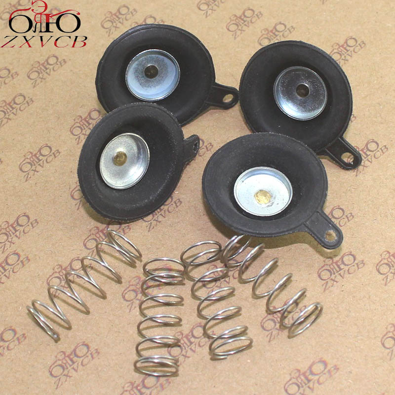 4pcs for V-max 1200 VMX1200 1985-2000 Vmax VMX 1200 V-MX1200 Motorcycle Carburetor Repair Kit Valve Diaphragm