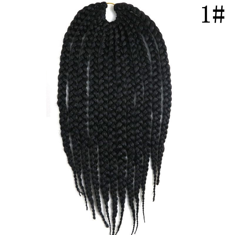 Feibin box hæklede fletninger hair extensions syntetisk fletning hair extension