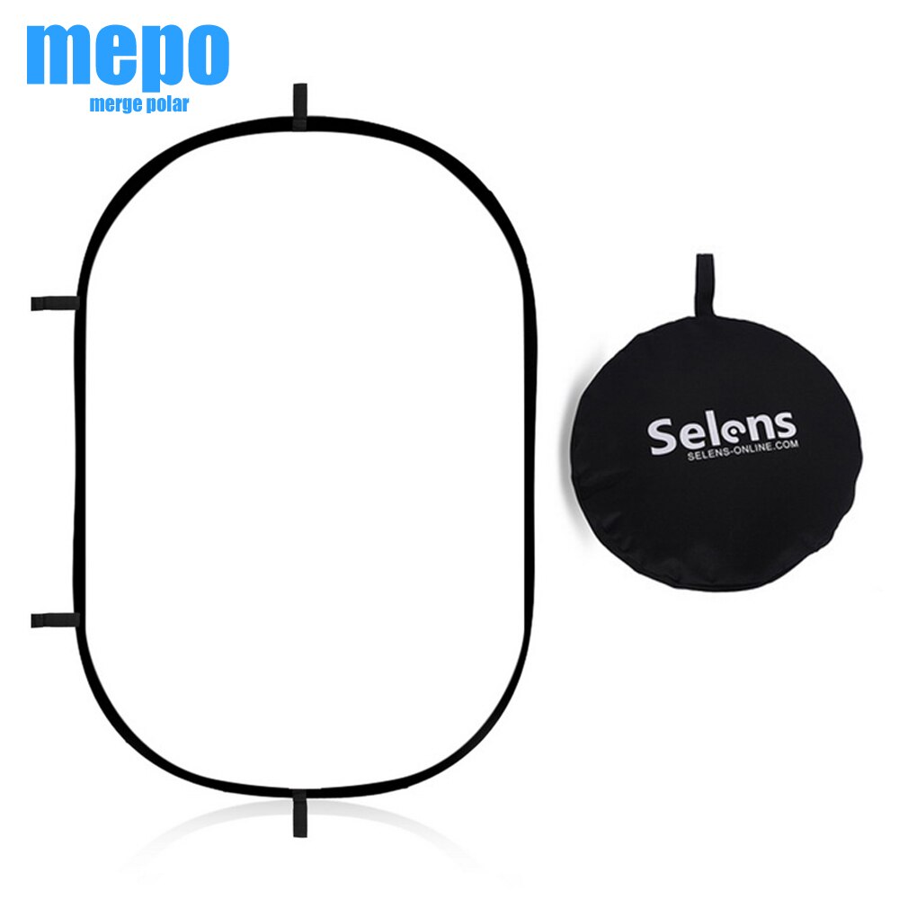Reflector Fotografie Licht Diffuser Translucent Fotografie Afbeelding Reflector Draagbare Ovale Dslr Camera Licht Reflector 60x90cm
